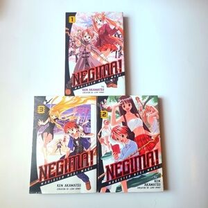 Negima Manga - Volumes 1-3 - Books